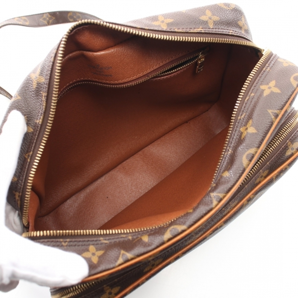 Louis Vuitton Monogram Shoulder Bag Leather Brown - Picture 2 of 7